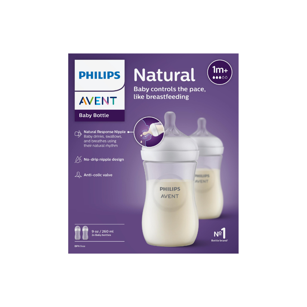 Mamaderas Natural Response Philips Avent SCY903/02 1m+ 260ml
