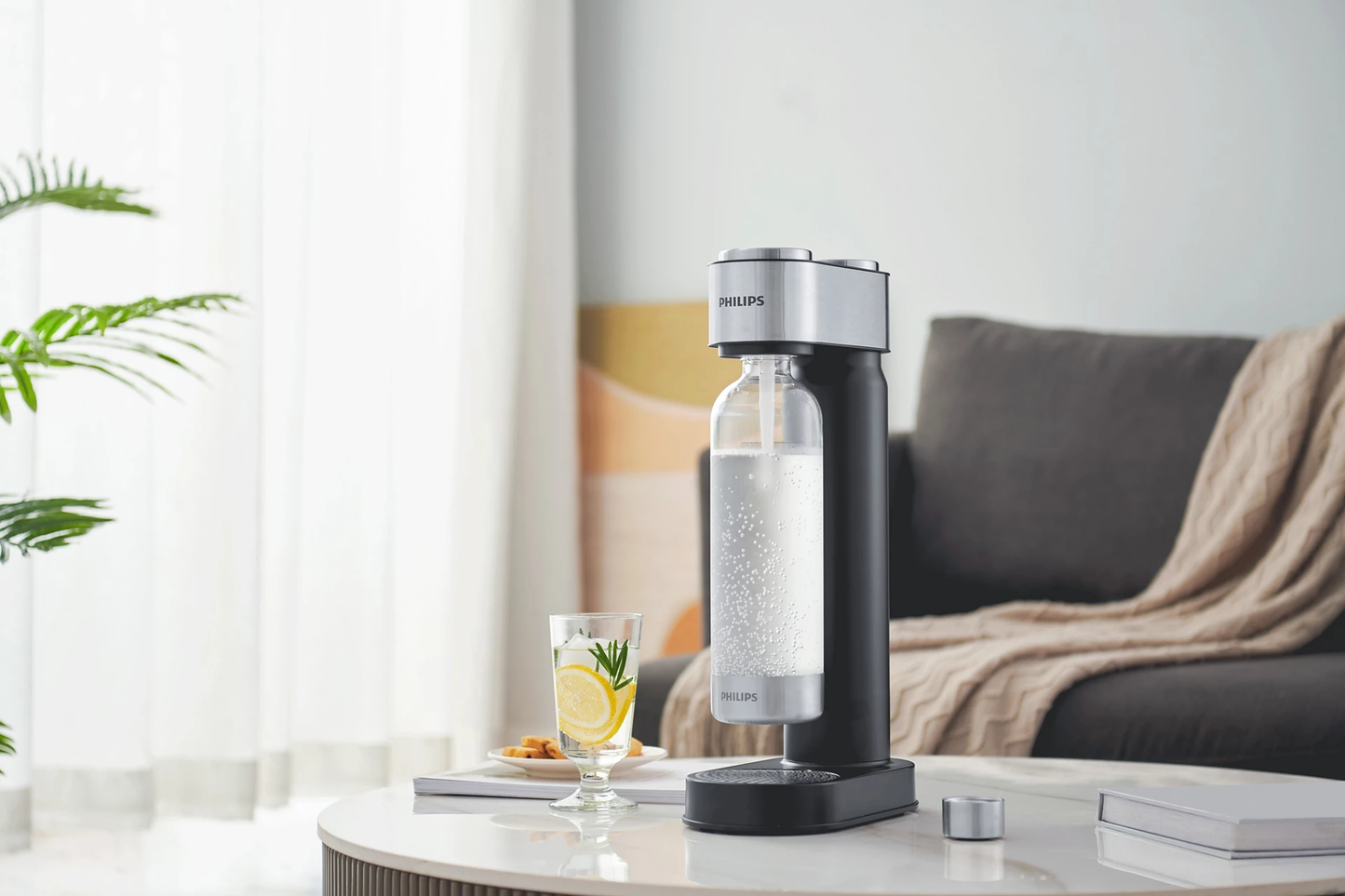 Maquina para hacer agua con gas Philips Soda Maker Gris
