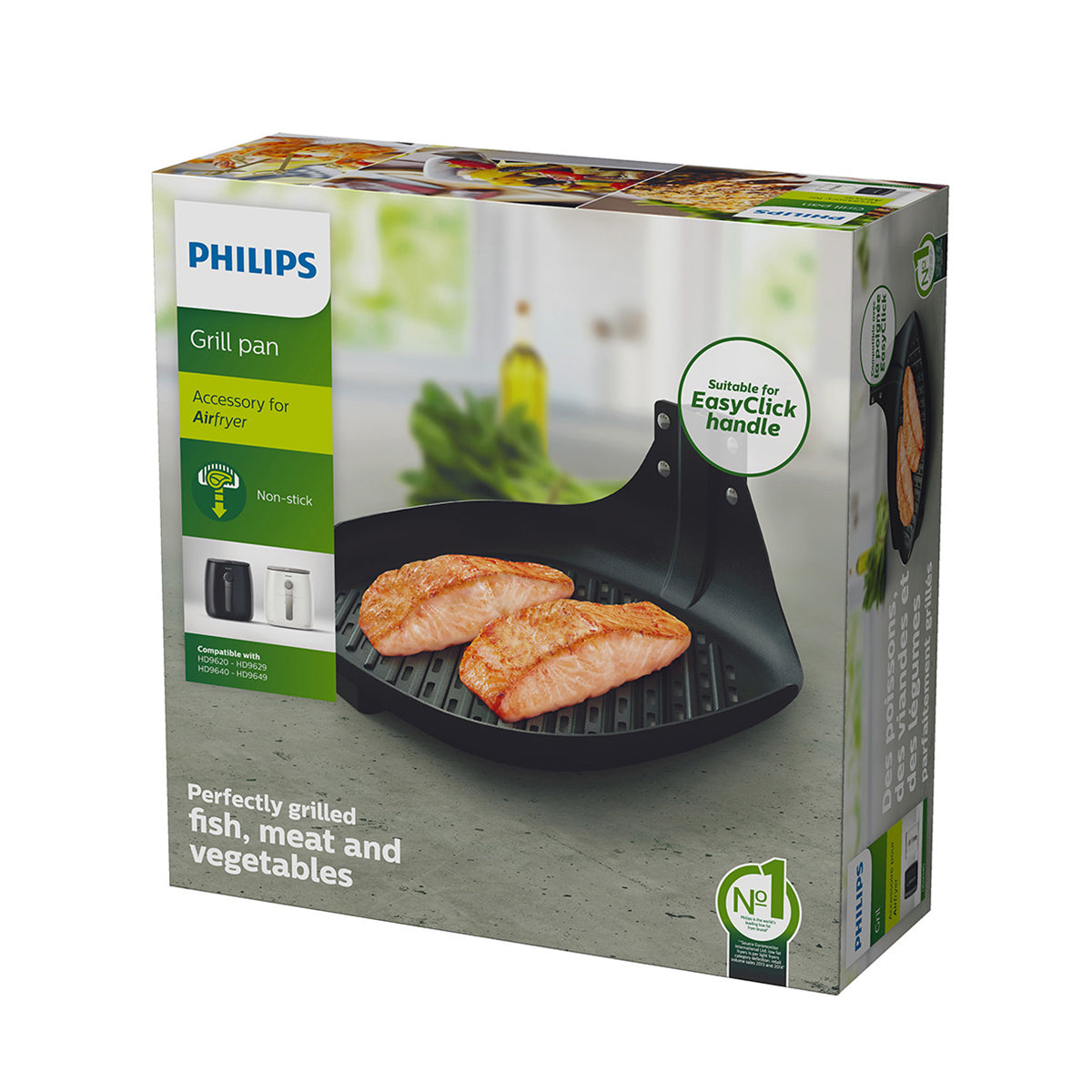 Accesorio Sartén Grill Philips Hd9910/20 Para Airfryer