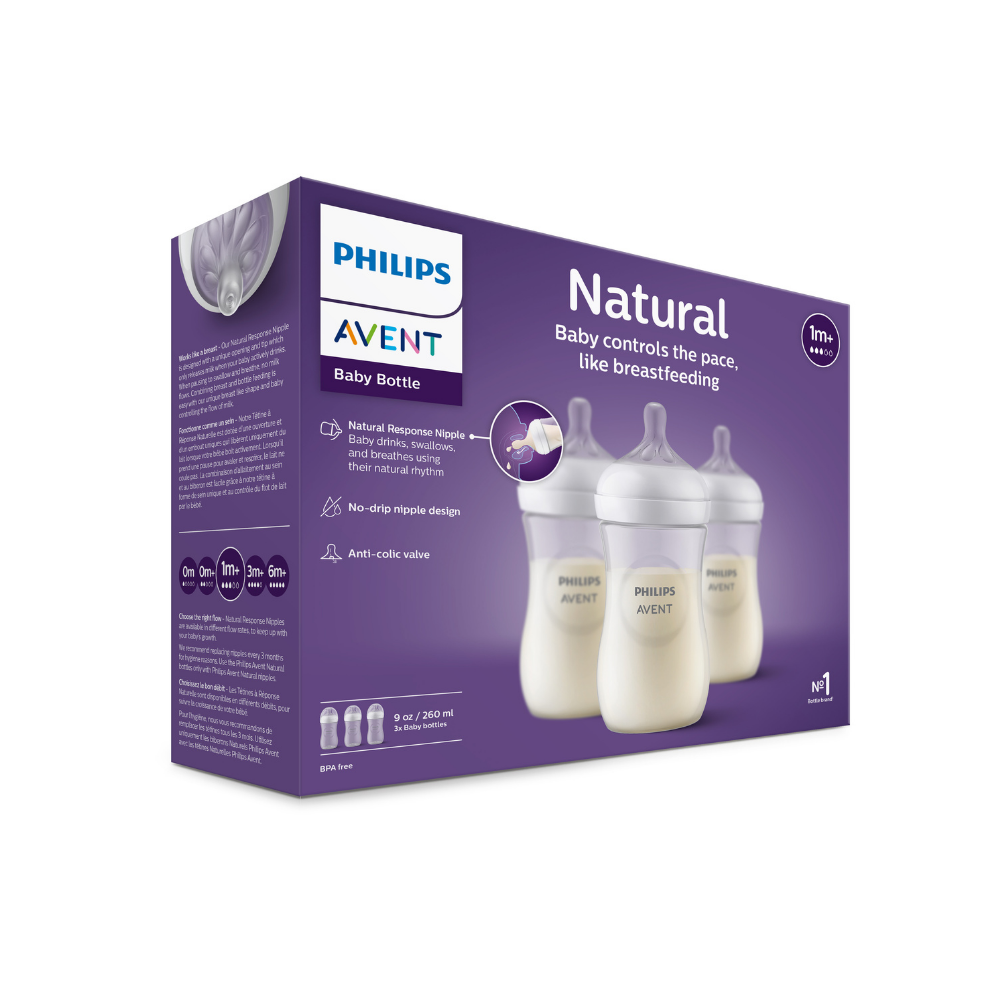 Mamadera Natural Response Philips Avent SCY903/03 1m+ 260 ml