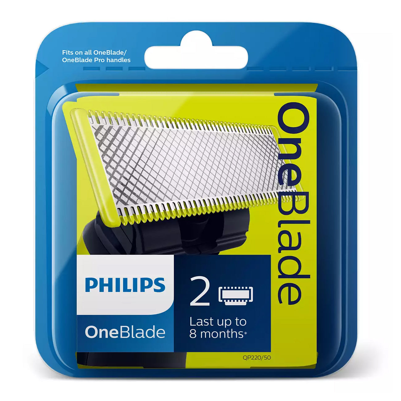 Repuesto De Cuchilla Philips Oneblade Qp220/51 X 2 Unidades