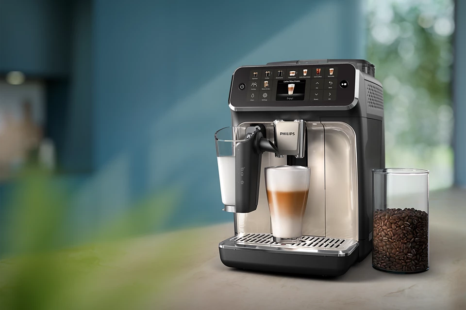 Cafetera espresso automática Philips EP5547/90 Sistema Latte