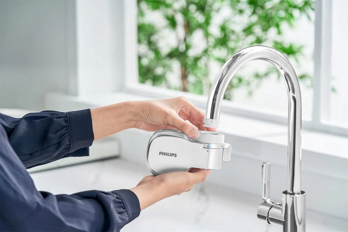 Filtro purificador de agua Philips para grifo llave Digital