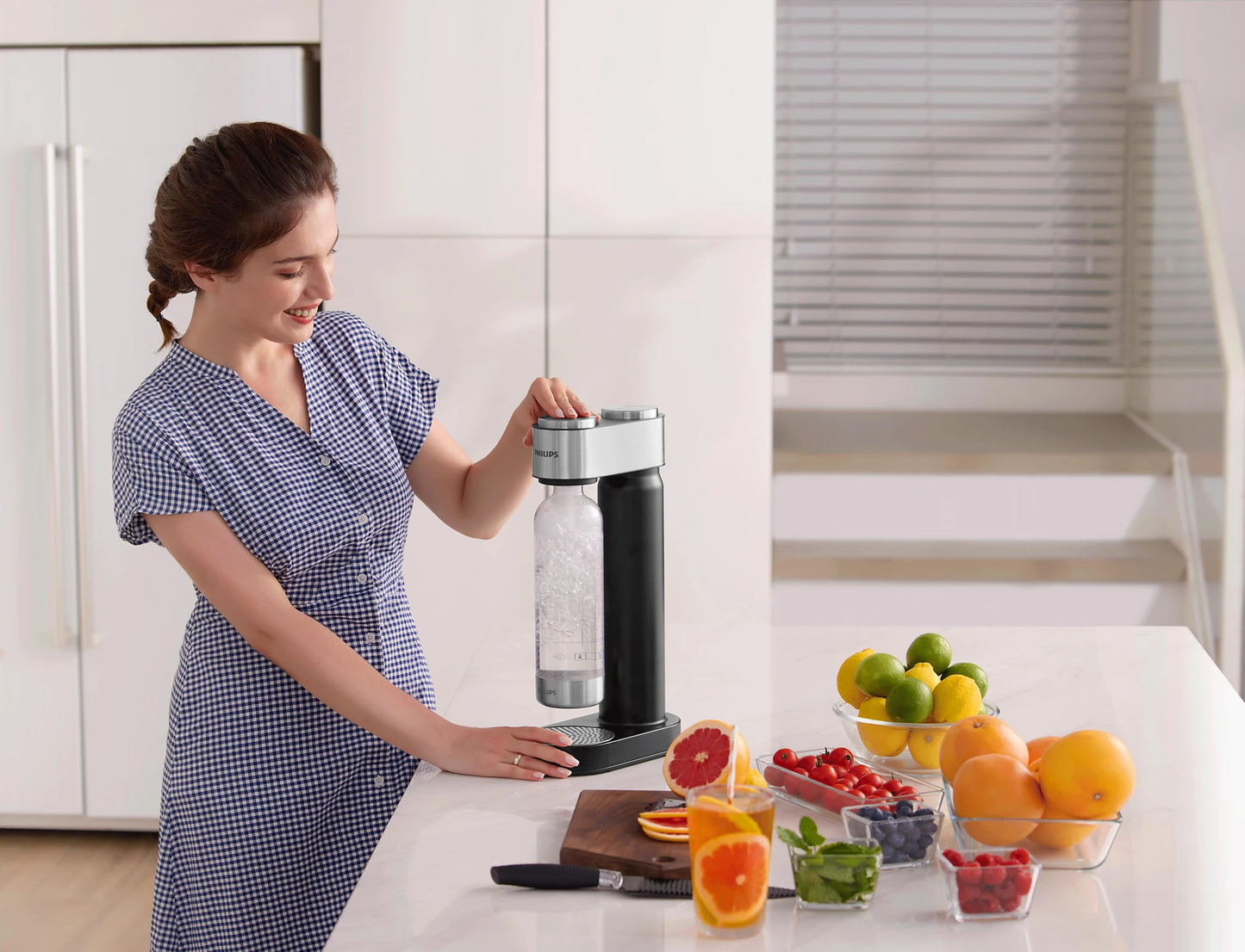 Maquina para hacer agua con gas Philips Soda Maker Gris