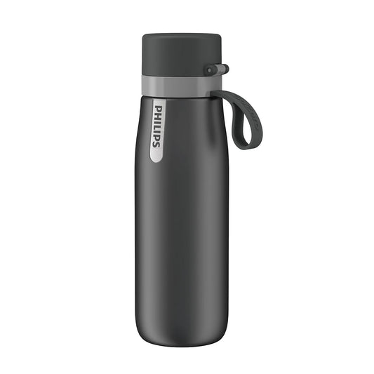 Botella termica con filtro de agua Philips GoZero Gris 550ml
