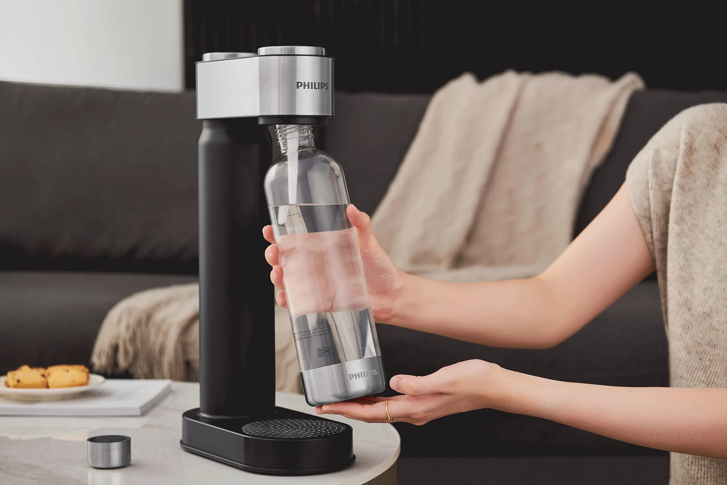 Maquina para hacer agua con gas Philips Soda Maker Gris
