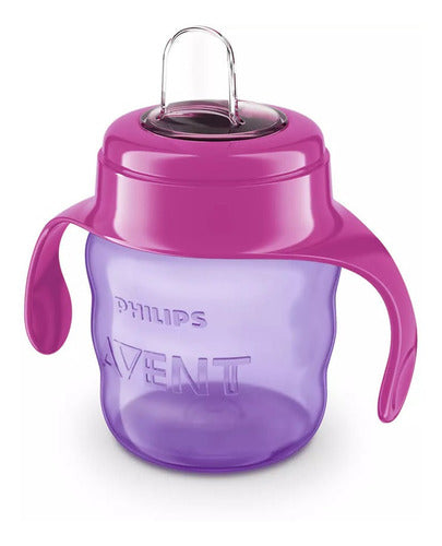 Vaso Con Boquilla Avent Scf551/03 200ml +6 Meses Niña