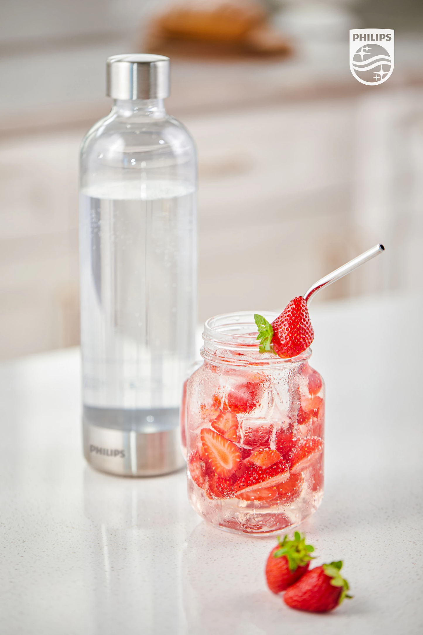 Botella para agua con gas maquina Philips Soda Maker