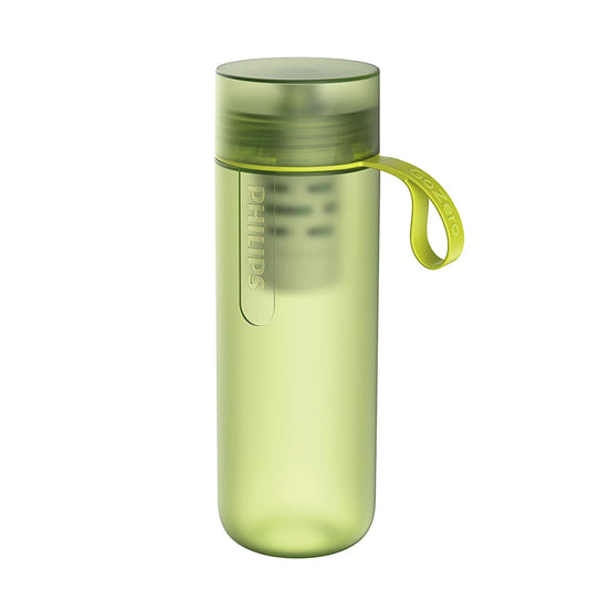 Botella con filtro de agua Philips GoZero Lima 590ml Fitness