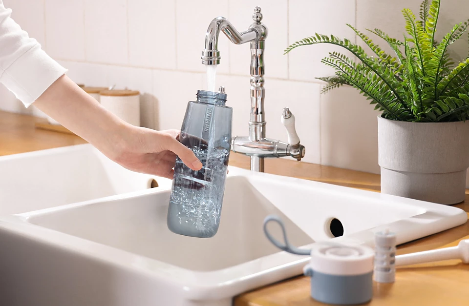 Botella filtrante de agua Philips GoZero Azul 660ML c/filtro