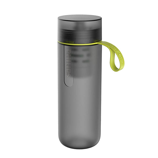 Botella con filtro de agua Philips GoZero Gris 590ml Fitness