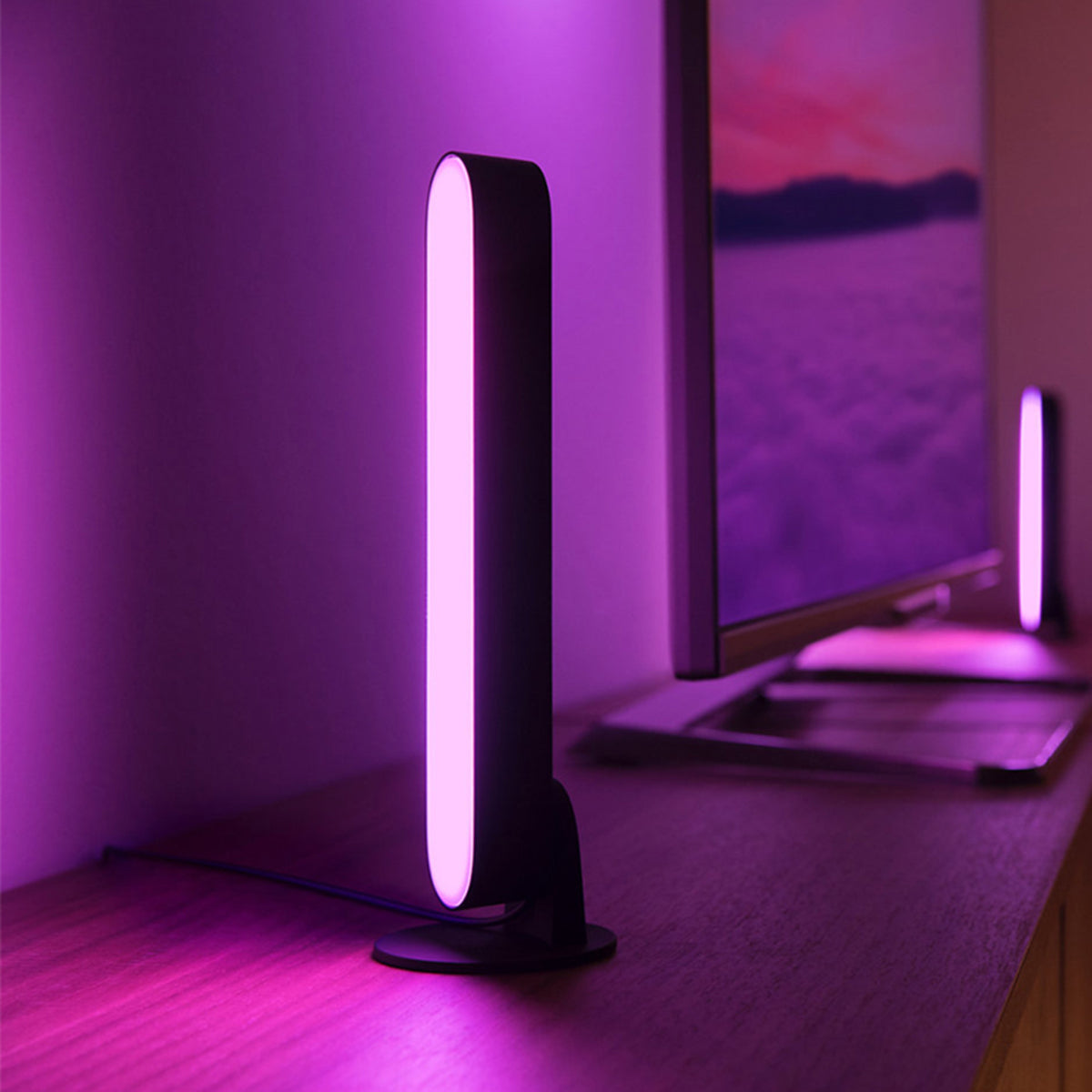 Kit Base Philips Hue Play 2 Barras + Fuente De Alimentacion