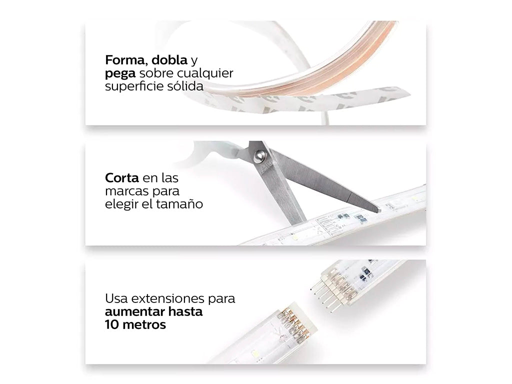 Tira Led Philips Hue Lightstrip Plus Base 2 Metros Color