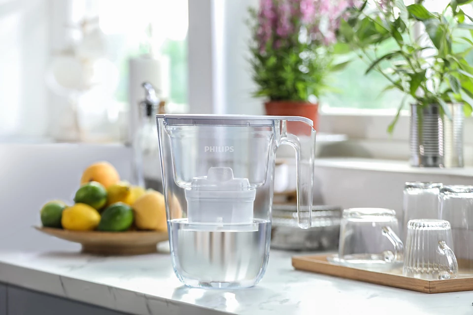 Jarra purificadora de agua Philips con timer 2.6L c/filtro