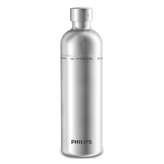 Botella agua con gas maquina Philips Soda Maker Acero Inox