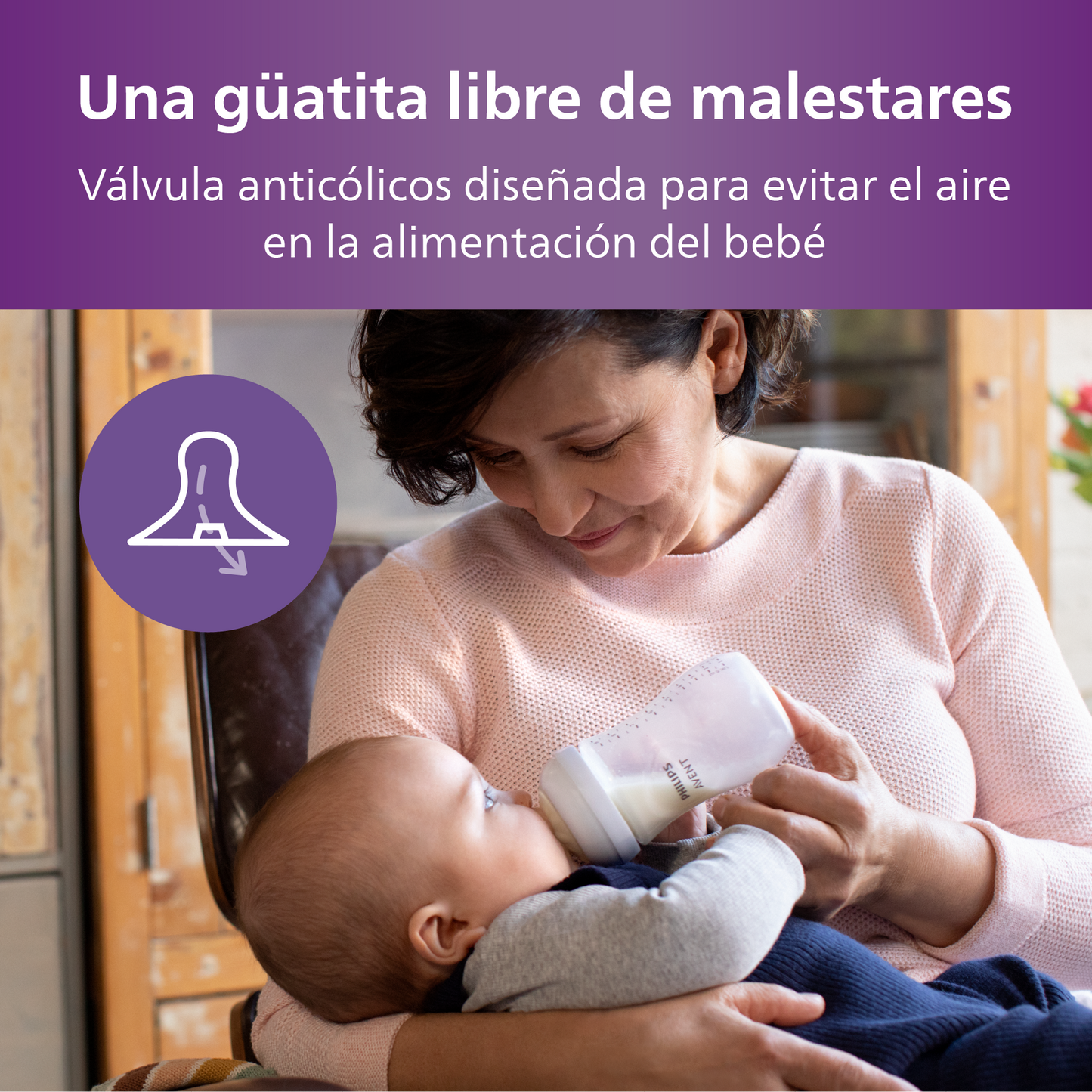 Mamaderas Natural Response Philips Avent SCY903/02 1m+ 260ml