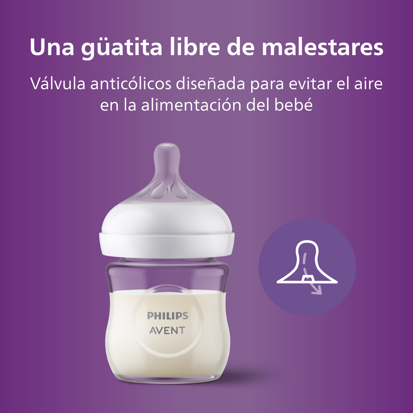 Mamadera de cristal Natural Response Philips Avent SCY930/01