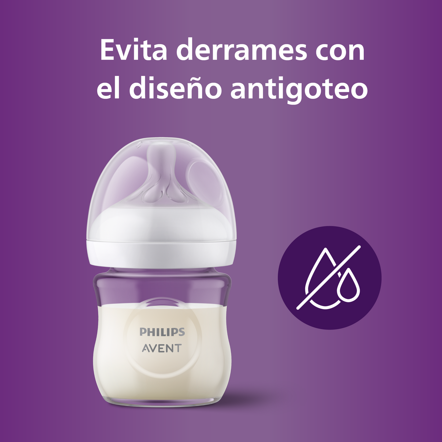 Mamadera de cristal Natural Response Philips Avent SCY930/01