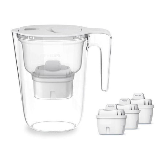 Jarra purificadora De Agua Philips Timer 2.6L con 3 filtros
