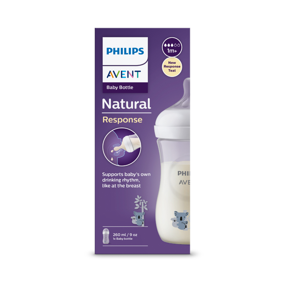 Mamadera Natural Response Philips Avent SCY903/67 1m+ 260 ml