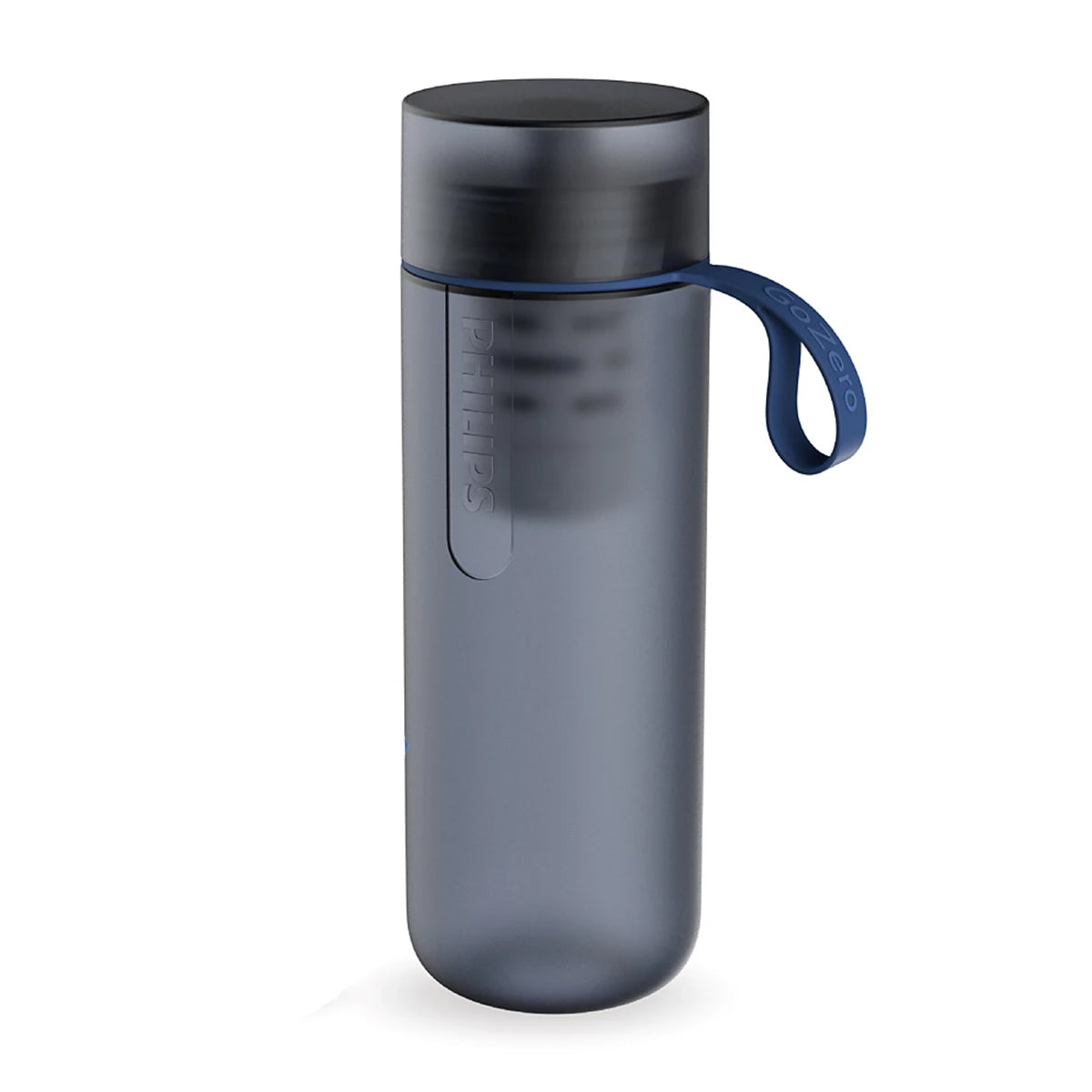 Botella con filtro de agua Philips GoZero Azul 590ml Fitness