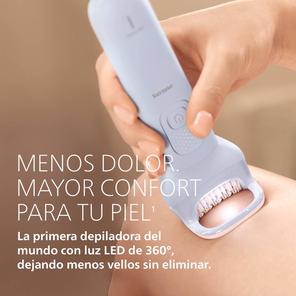 Depiladora Inalambrica Philips Serie 8000 BRE708 Humedo&Seco