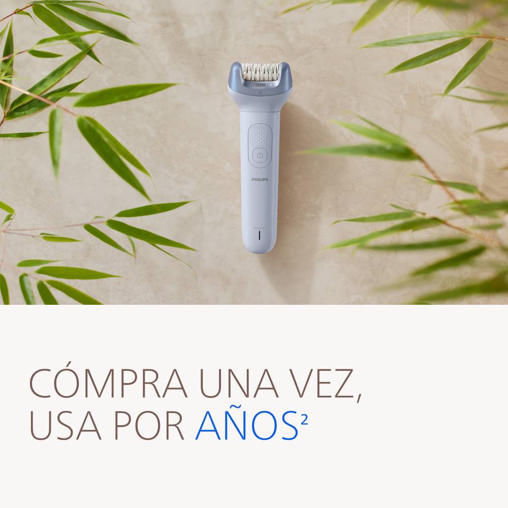Depiladora Inalambrica Philips Serie 8000 BRE708 Humedo&Seco