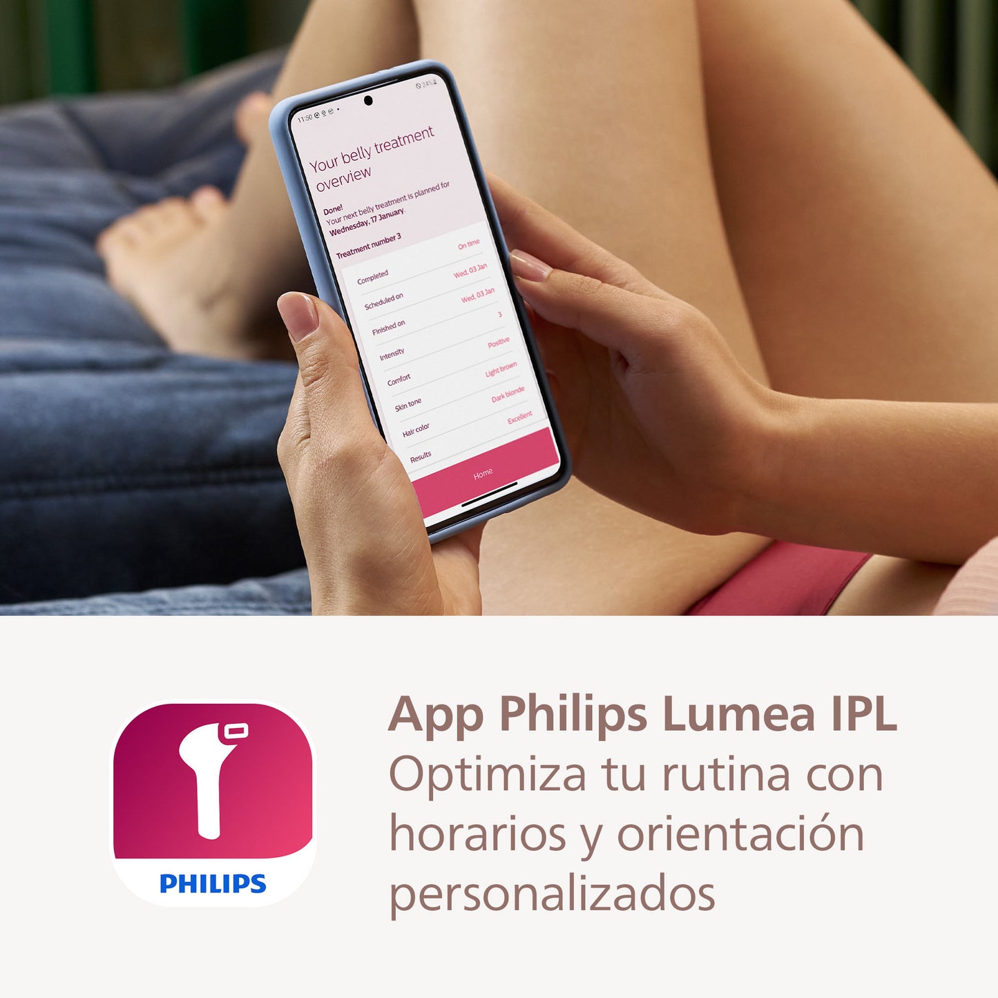Depiladora Laser IPL Philips BRI947/00 Lumea Prestige