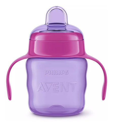 Vaso Con Boquilla Avent Scf551/03 200ml +6 Meses Niña