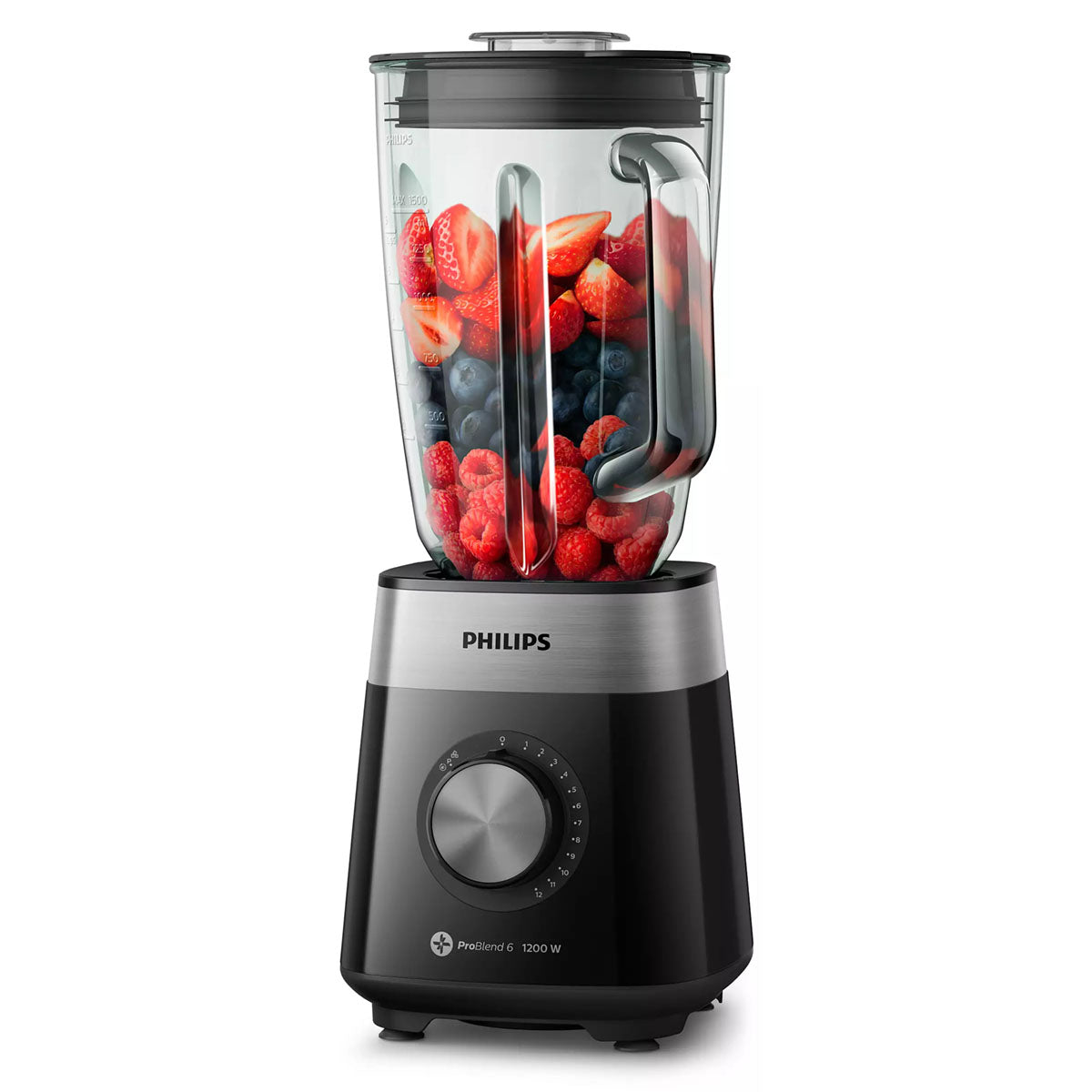 Licuadora Philips HR2242/90 1200w Jarra Vidrio 2lt 12 veloc