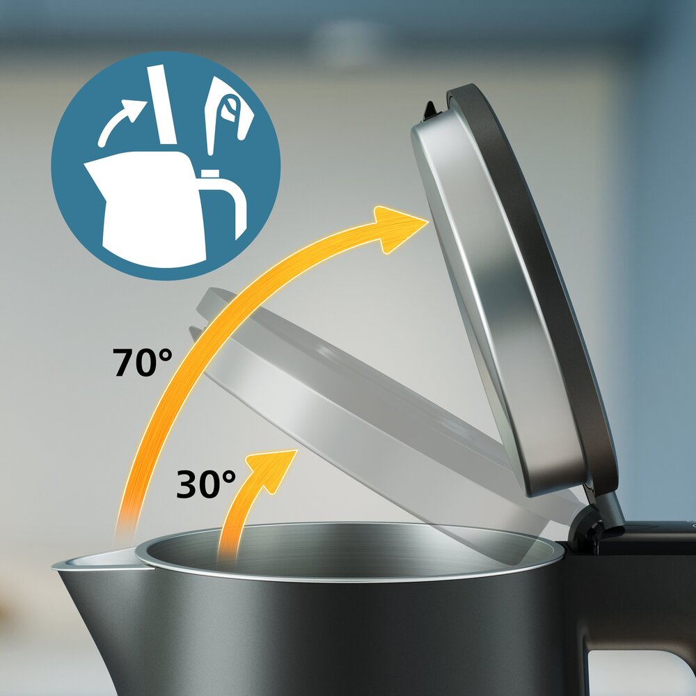 Hervidor eléctrico Philips HD9396/90 1.7L Serie 7000