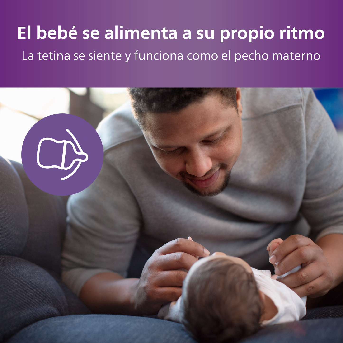 Mamadera Natural Response Philips Avent SCY903/03 1m+ 260 ml