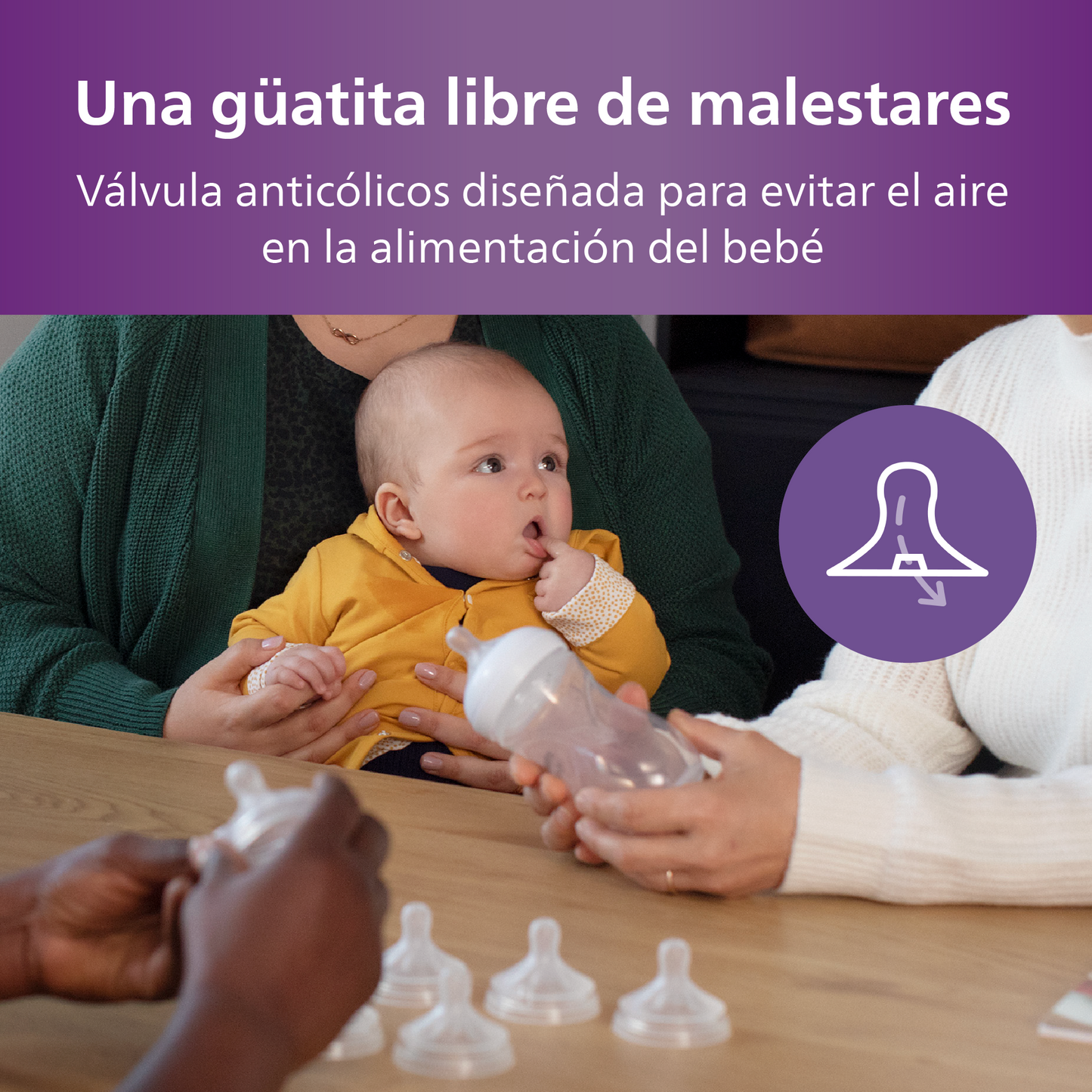 Mamadera Natural Response Philips Avent SCY903/03 1m+ 260 ml
