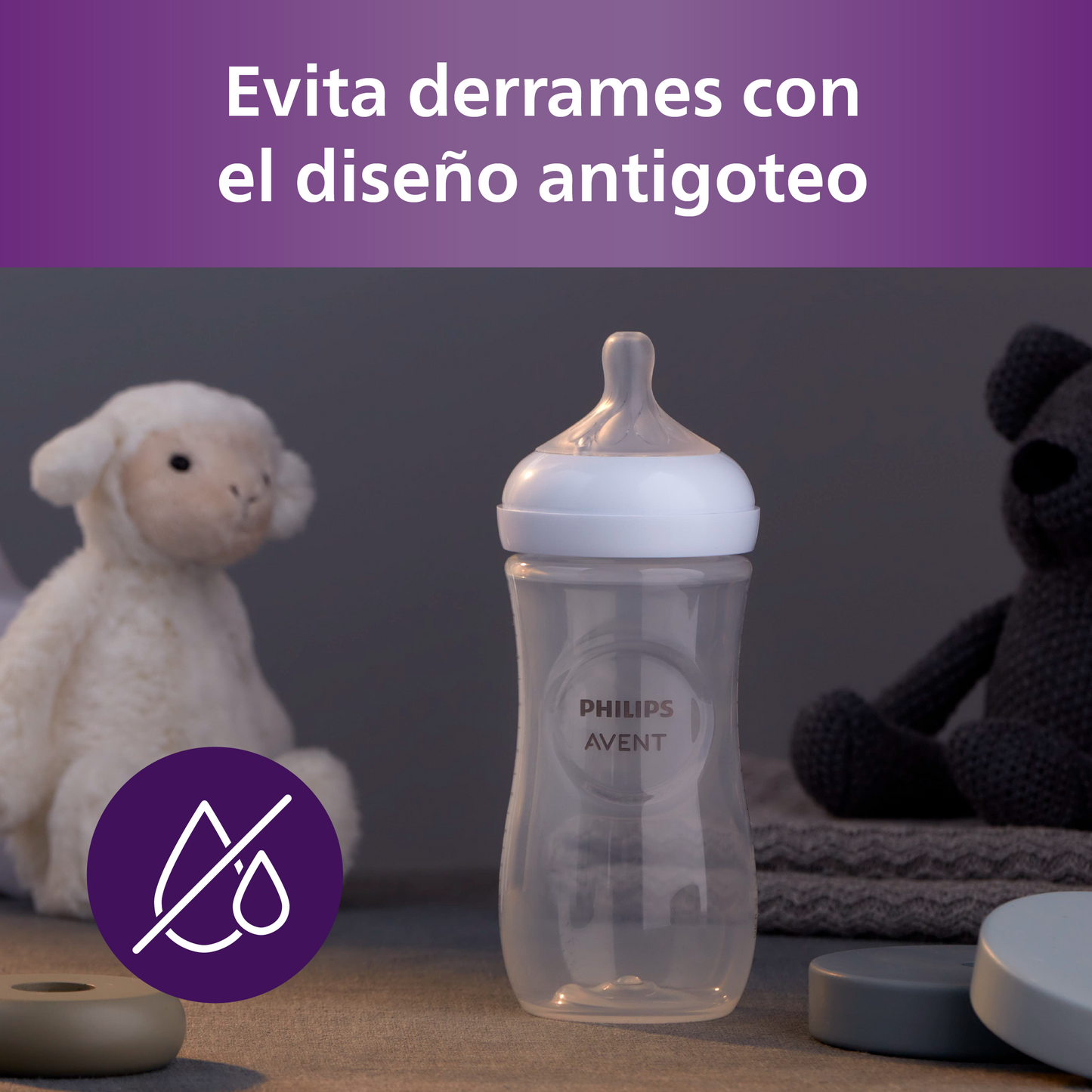 Mamadera Natural Response Philips Avent SCY903/03 1m+ 260 ml