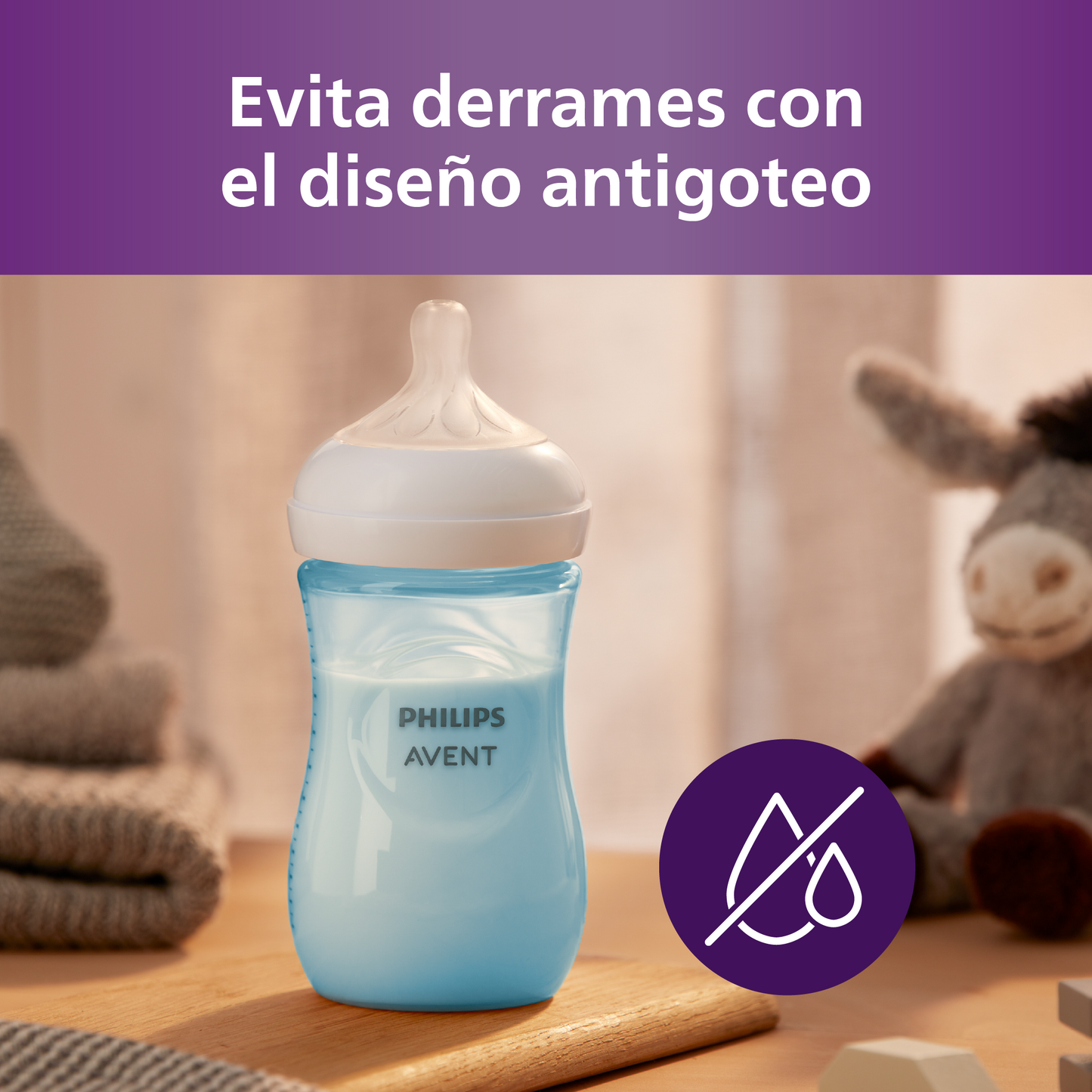 Mamadera Natural Response Philips Avent SCY903/21 1m+ 260ml