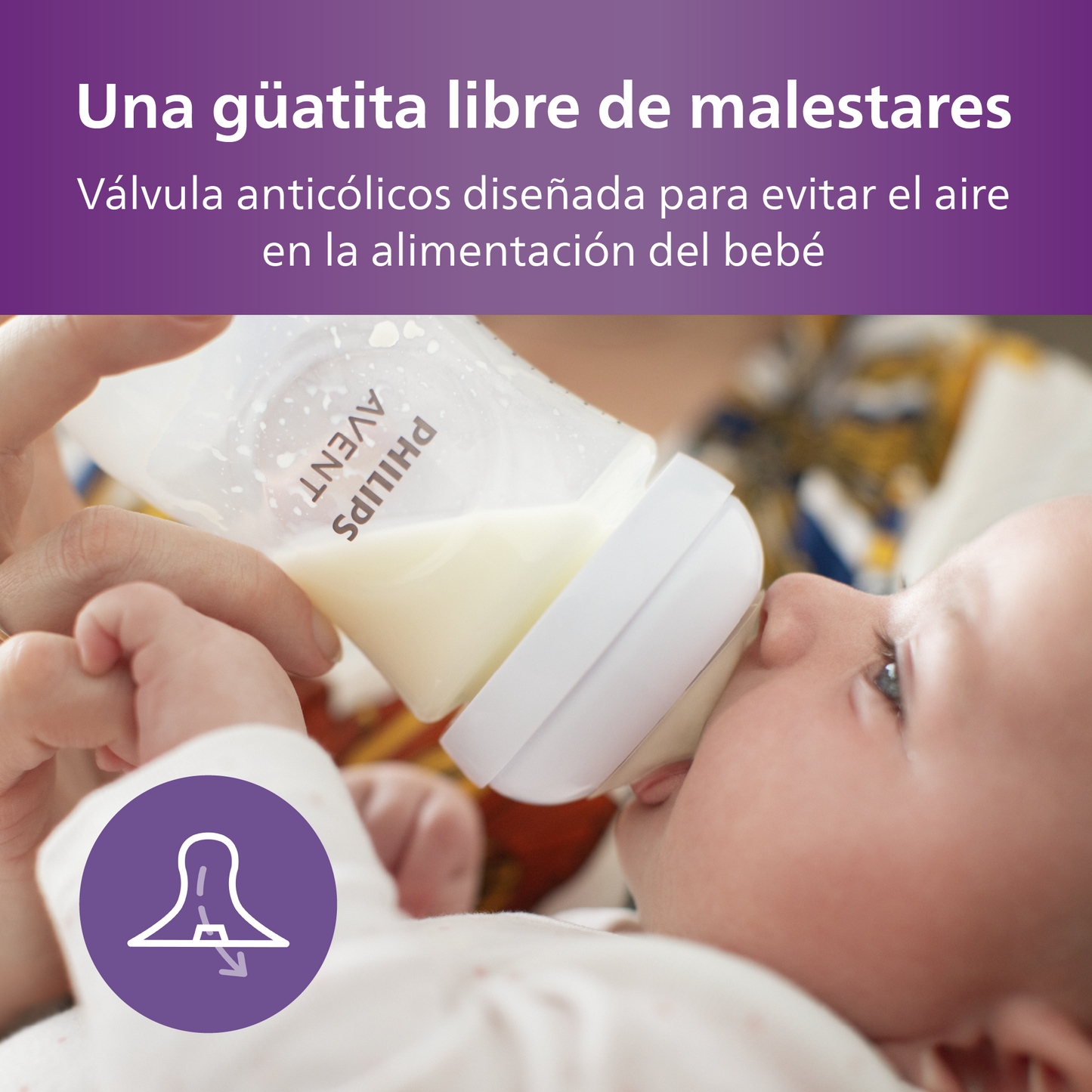 Mamadera Natural Response Philips Avent SCY903/01 1m+ 260ml