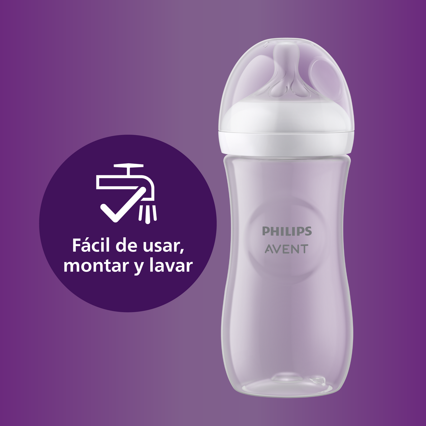 Mamadera Natural Response Philips Avent SCY906/01 3m+ 330ml