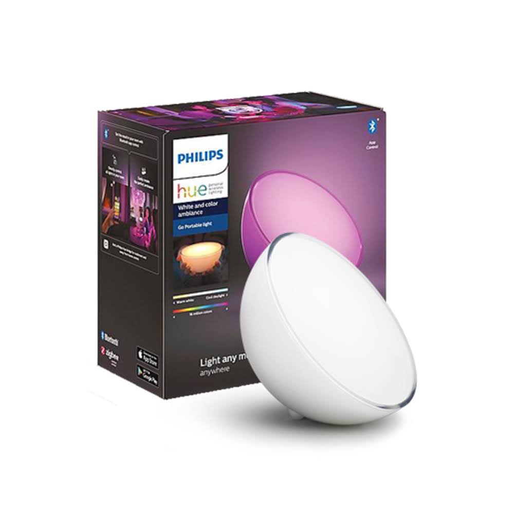Lámpara Portátil Philips Hue Go Blanco Color Led Blanco Rgb