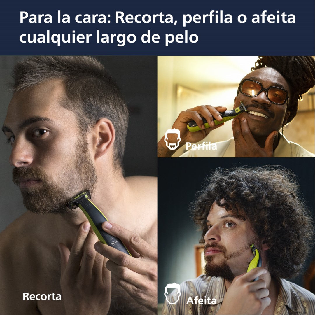 Oneblade Philips QP2824/10 Cara y Cuerpo Recorta Perfila