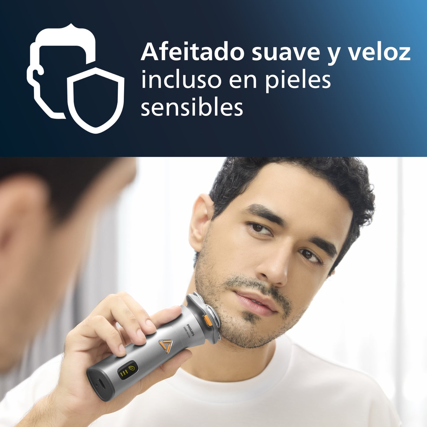 Afeitadora Philips Serie 3000 en Húmedo y Seco S3882/00