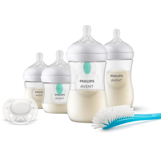 Set Mamaderas Philips Avent SCD657/11 con chupete y cepillo