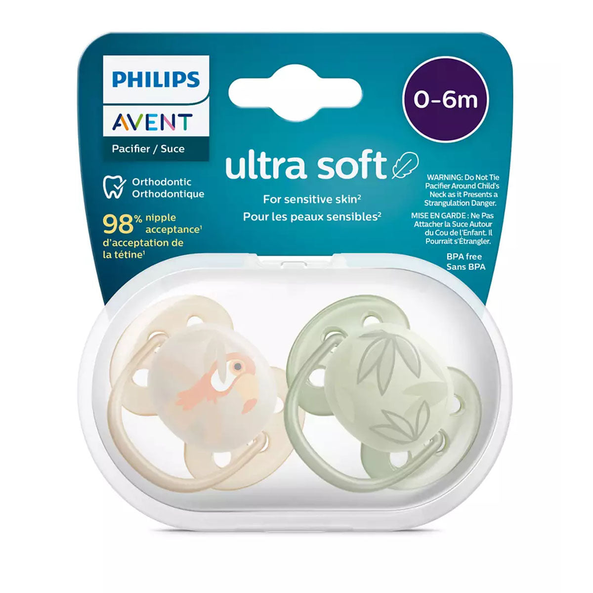Chupete Philips Avent Ultra Air SCF091/07 x2u 0-6M