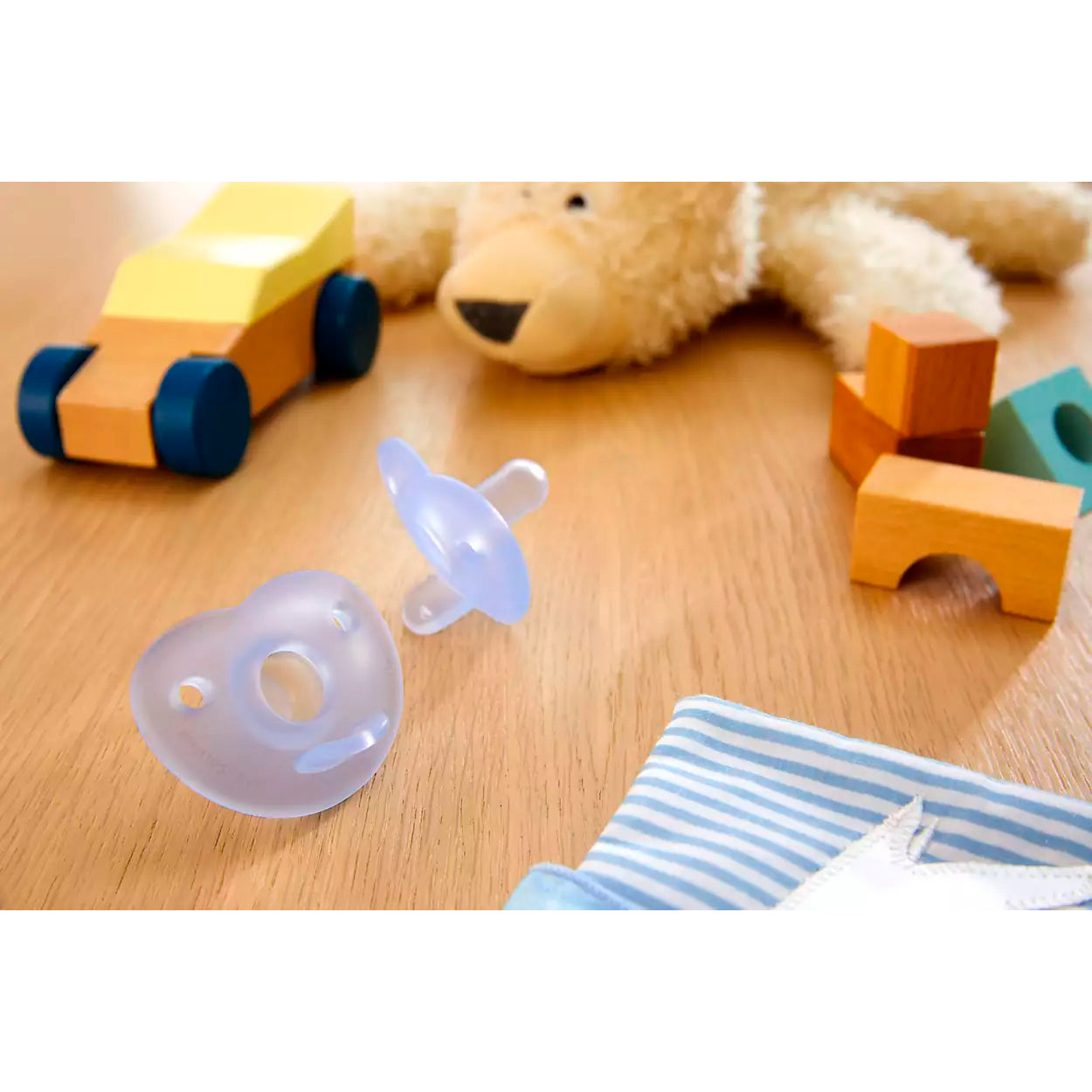 Chupete Soothie 0-3m, x 2, Azul y Azul claro Avent SCF099/21