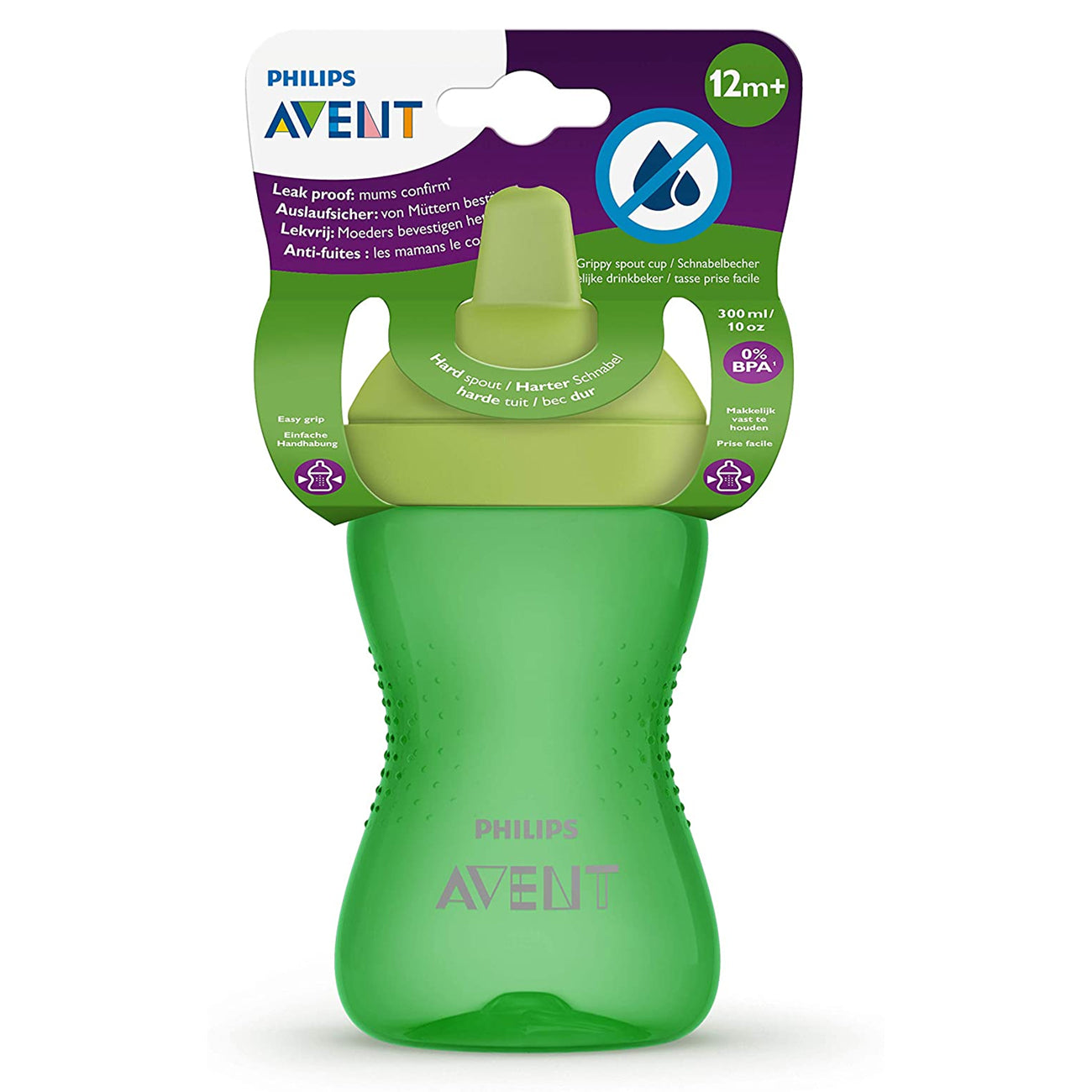 Vaso con boquilla Philips Avent SCF803/03 300ml Verde 12m+