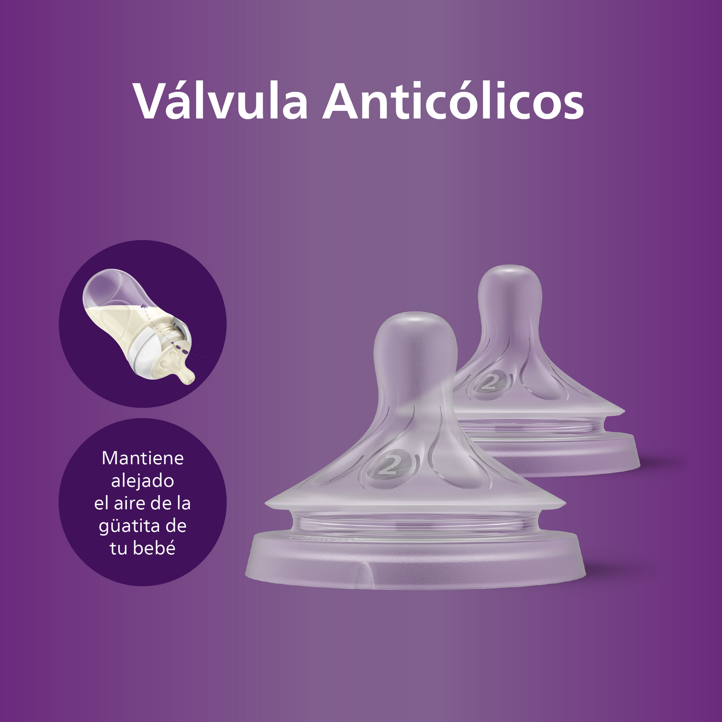 Tetinas Natural Response Philips Avent SCY962/02 0m+ Flujo 2