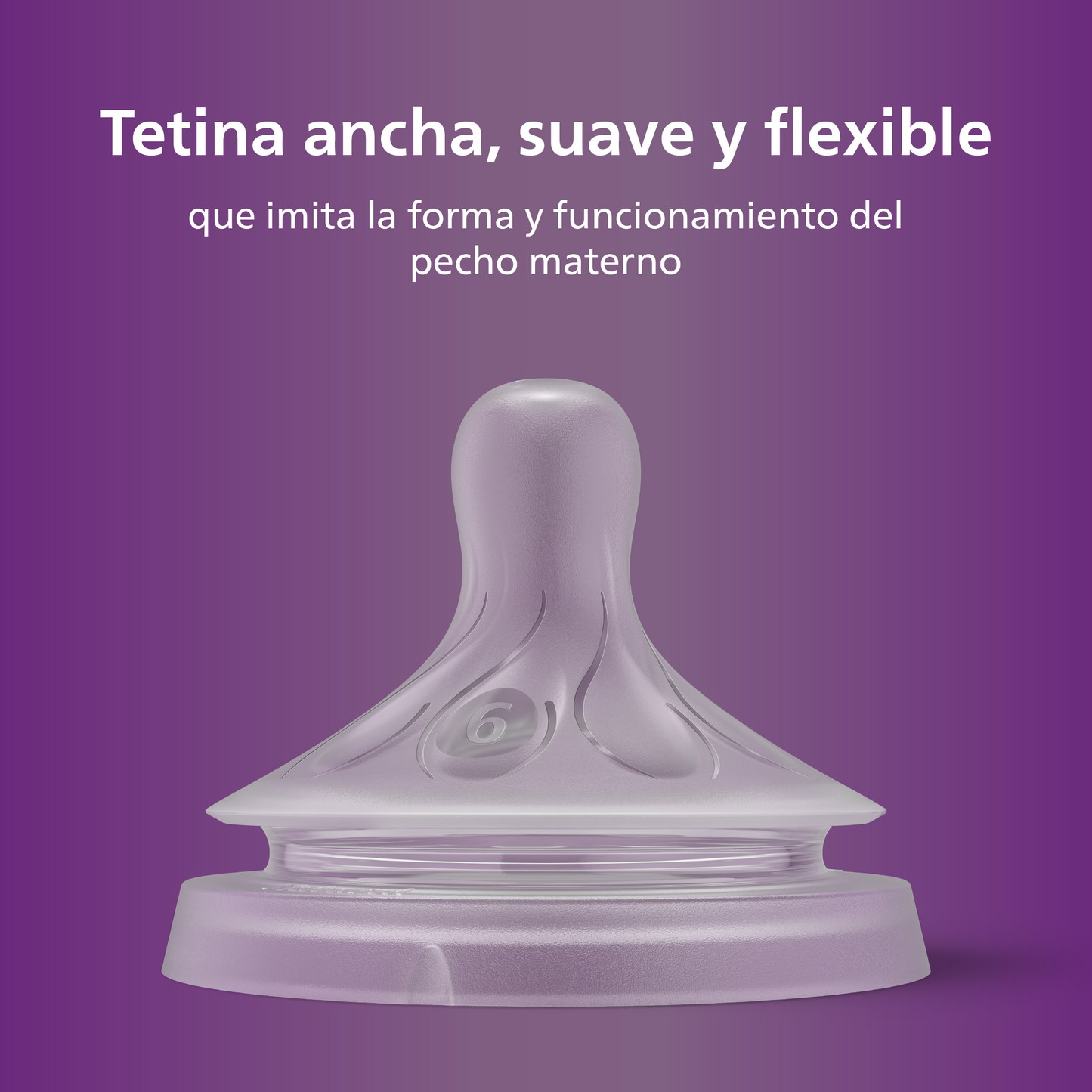 Tetinas Natural Response Philips Avent SCY966/02 6m+ Flujo 6