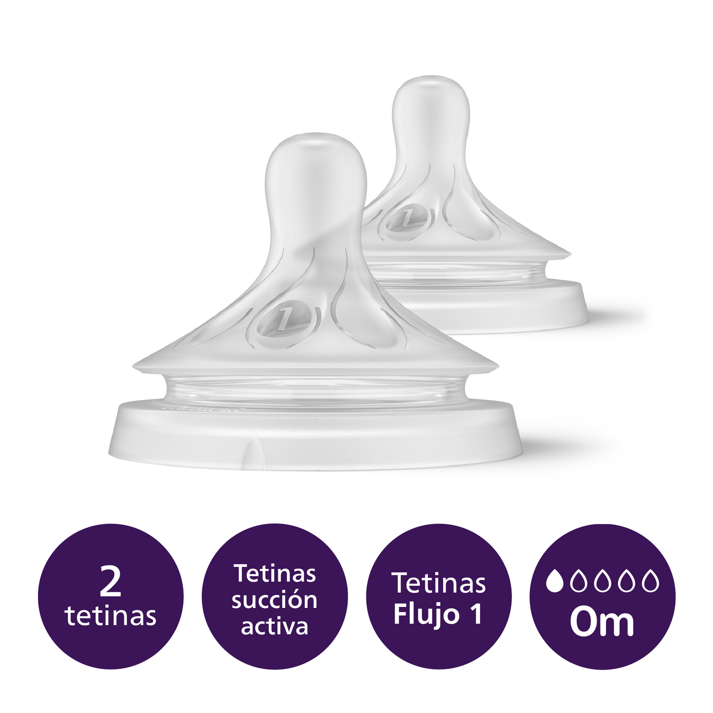 Tetinas Natural Response Philips Avent SCY961/02 0m Flujo 1